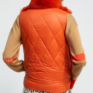 Lola Casademunt Chalecos<Chaleco de pelo NARANJA