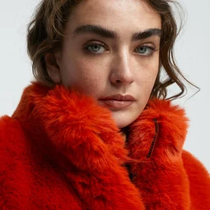 Lola Casademunt Chalecos<Chaleco de pelo NARANJA