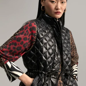Lola Casademunt Animal Print | Chalecos<Chaleco detalles animal print NEGRO