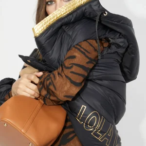 Lola Casademunt Chalecos<Chaleco detalles dorados NEGRO