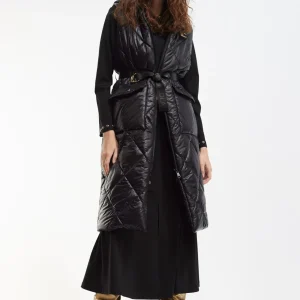 Lola Casademunt Chalecos<Chaleco largo acolchado NEGRO