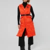 Lola Casademunt Chalecos<Chaleco largo acolchado NARANJA