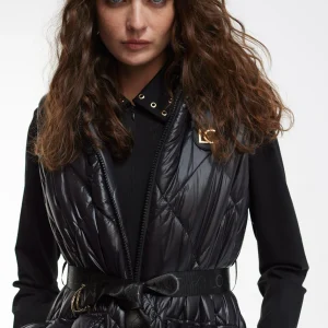 Lola Casademunt Chalecos<Chaleco largo acolchado NEGRO