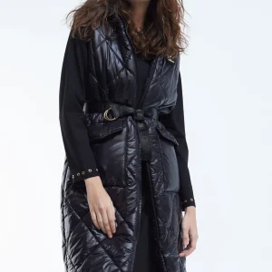 Lola Casademunt Chalecos<Chaleco largo acolchado NEGRO