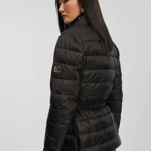 Lola Casademunt Abrigos Y Cazadoras | Chaquetas Y Gabardinas<Chaqueta acolchada con cinturón NEGRO