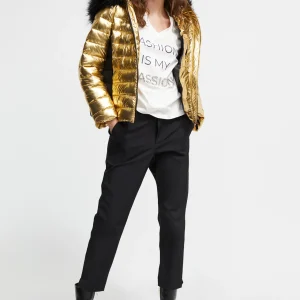 Lola Casademunt Abrigos Y Cazadoras<chaqueta acolchada metalizada DORADO
