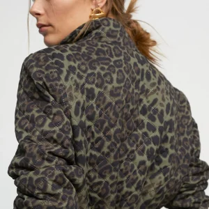 Lola Casademunt Animal Print | Abrigos Y Cazadoras<Chaqueta animal print NEGRO-VERDE
