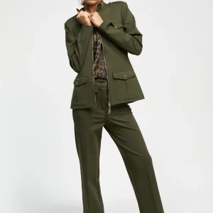 Lola Casademunt Chaquetas Y Gabardinas | Americanas Y Blazers<Chaqueta con cremallera KAKI