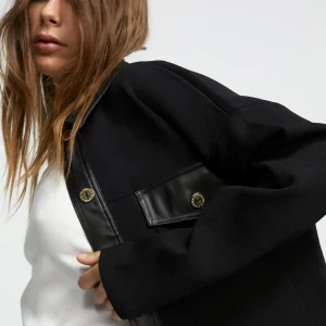 Lola Casademunt Chaquetas Y Gabardinas<Chaqueta corta de punto NEGRO