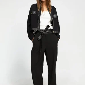 Lola Casademunt Chaquetas Y Gabardinas<Chaqueta corta de punto NEGRO