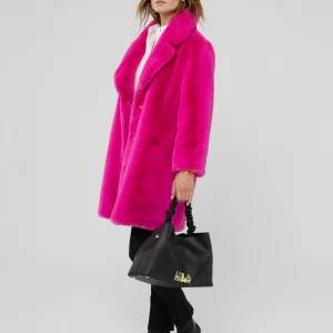 Lola Casademunt Abrigos Y Cazadoras<Chaqueta de pelo FUCSIA
