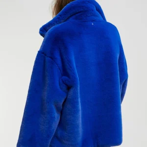 Lola Casademunt Abrigos Y Cazadoras | Chaquetas Y Gabardinas<Chaqueta de pelo AZUL