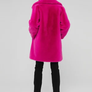 Lola Casademunt Abrigos Y Cazadoras<Chaqueta de pelo FUCSIA