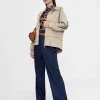 Lola Casademunt Chaquetas Y Gabardinas<Chaqueta deportiva con capucha BEIG