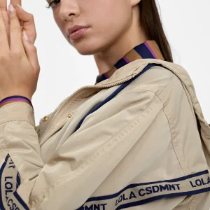 Lola Casademunt Chaquetas Y Gabardinas<Chaqueta deportiva con capucha BEIG
