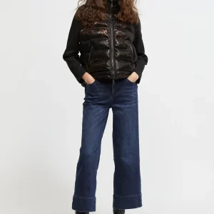 Lola Casademunt Animal Print | Chalecos<Chaqueta efecto escamas NEGRO-MARRON