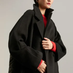Lola Casademunt Abrigos Y Cazadoras<Chaqueta espalda acolchada NEGRO