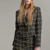 Lola Casademunt Chaquetas Y Gabardinas | Americanas Y Blazers<Chaqueta perfecto cuadros NEGRO-MARRON