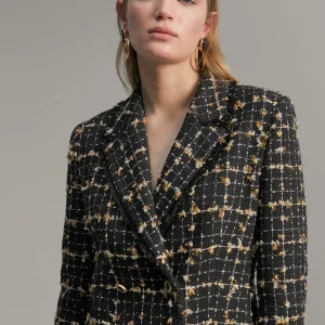 Lola Casademunt Chaquetas Y Gabardinas | Americanas Y Blazers<Chaqueta perfecto cuadros NEGRO-MARRON