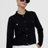Lola Casademunt Chaquetas Y Gabardinas | Punto<Chaqueta punto con botones NEGRO