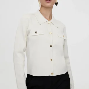 Lola Casademunt Chaquetas Y Gabardinas | Punto<Chaqueta punto con botones NEGRO