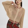 Lola Casademunt Chaquetas Y Gabardinas<Chaqueta punto oversize BEIG