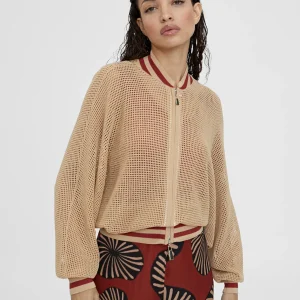 Lola Casademunt Chaquetas Y Gabardinas<Chaqueta punto oversize BEIG