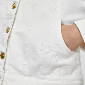 Lola Casademunt Chaquetas Y Gabardinas | Abrigos Y Cazadoras<Chaqueta tejana blanca BLANCO