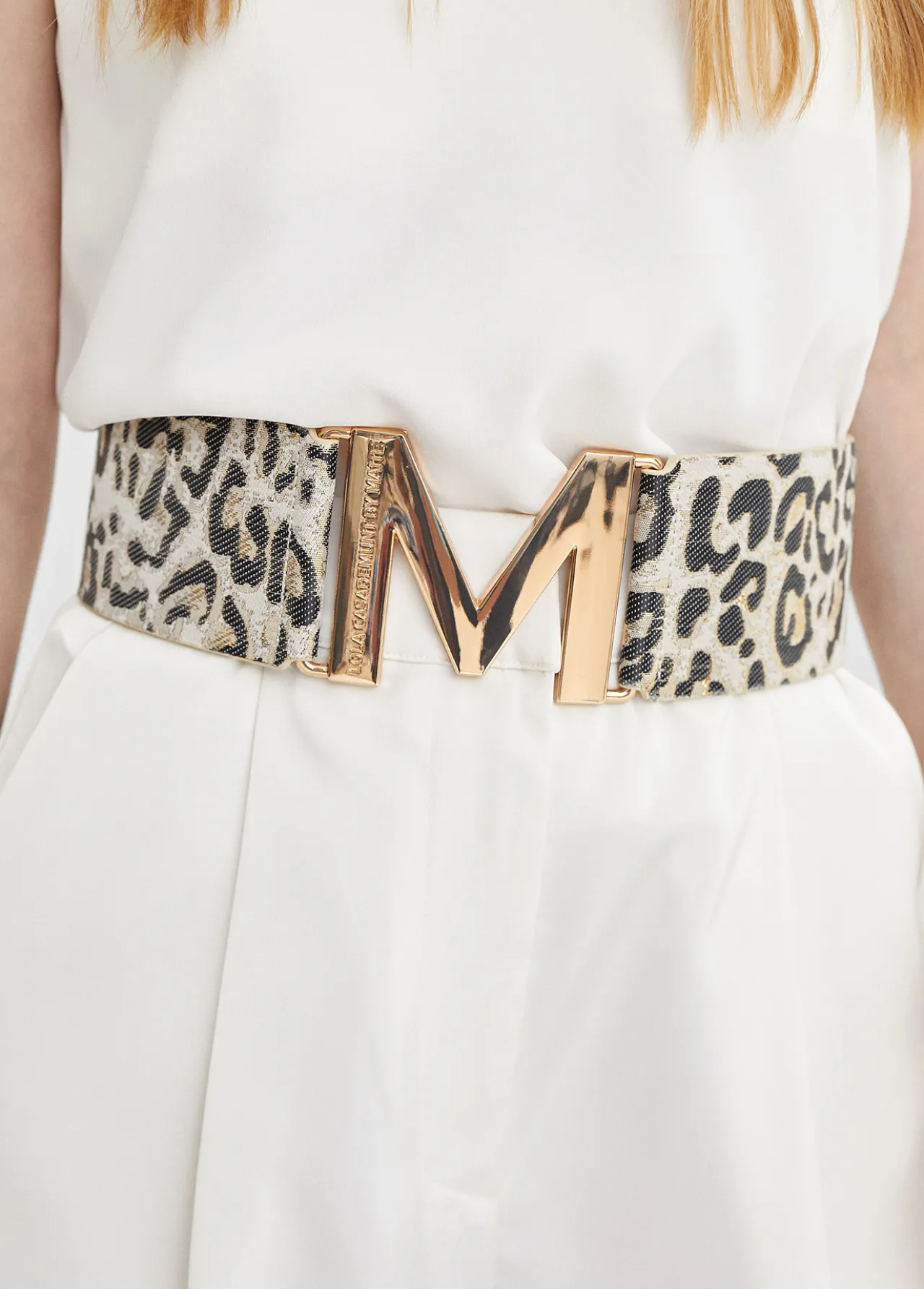 cinturn_elstico_animal_print_3.webp Lola Casademunt Accesorios<Cinturón elástico animal print MARRON-NEGRO