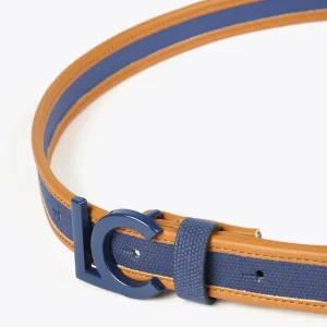 Lola Casademunt Accesorios<Cinturón estrecho canvas NAVY