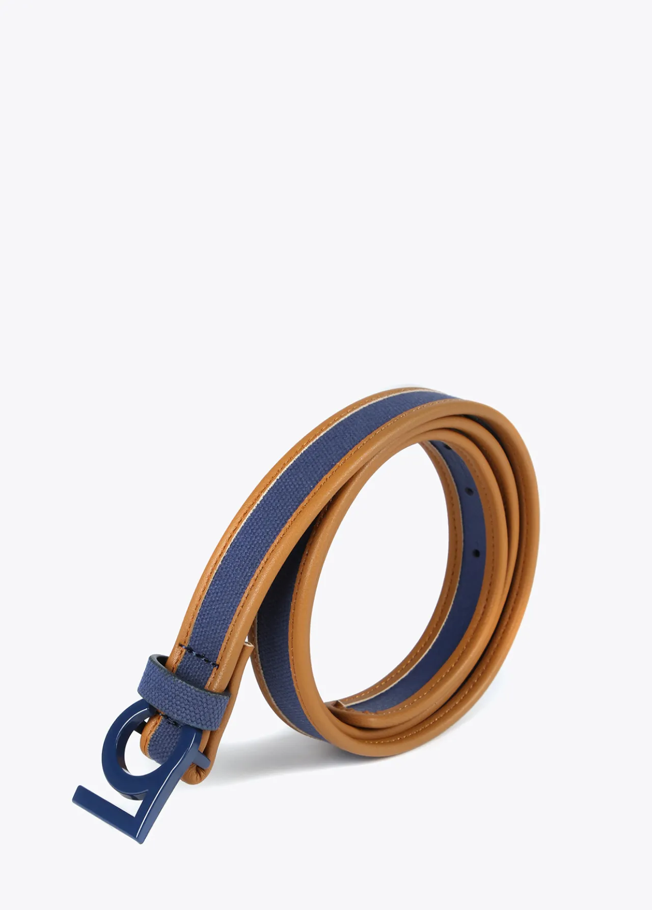 cinturn_estrecho_canvas_2.webp Lola Casademunt Accesorios<Cinturón estrecho canvas NAVY