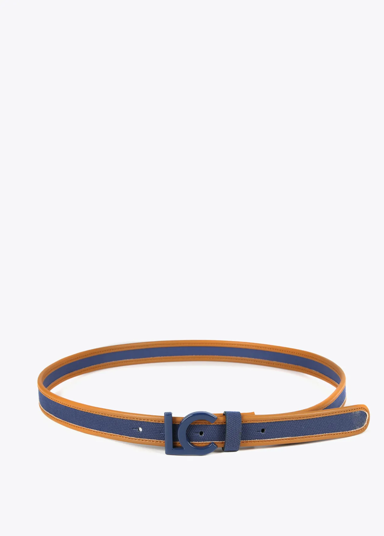 cinturn_estrecho_canvas_3.webp Lola Casademunt Accesorios<Cinturón estrecho canvas NAVY
