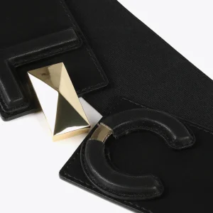 Lola Casademunt Accesorios<Cinturón hebilla LC NEGRO