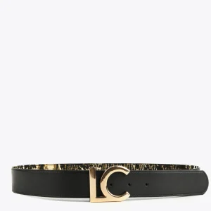 Lola Casademunt Animal Print | Cinturones<Cinturón jacquard NEGRO-METAL