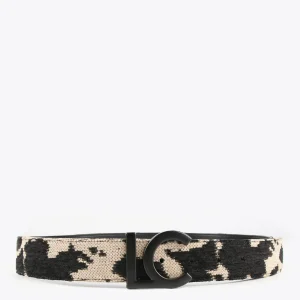 Lola Casademunt Animal Print | Cinturones<Cinturón reversible animal MARRON-NEGRO