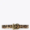 Lola Casademunt Animal Print | Cinturones<Cinturón reversible animal print MARRON-NEGRO