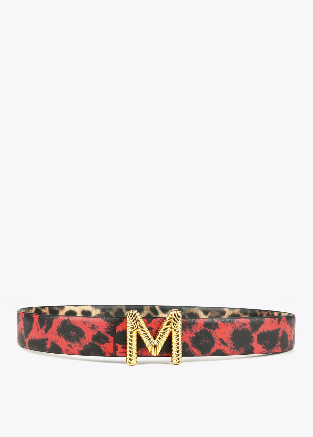 cinturn_reversible_animal_print_0-3.webp Lola Casademunt Animal Print | Cinturones<Cinturón reversible animal print ROJO-CRUDO