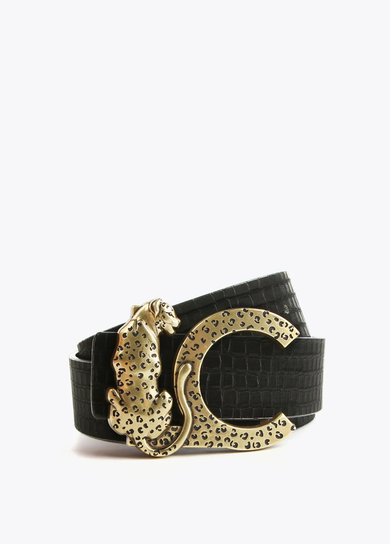 cinturn_reversible_animal_print_0.webp Lola Casademunt Cinturones<Cinturón reversible animal print MARRON-NEGRO