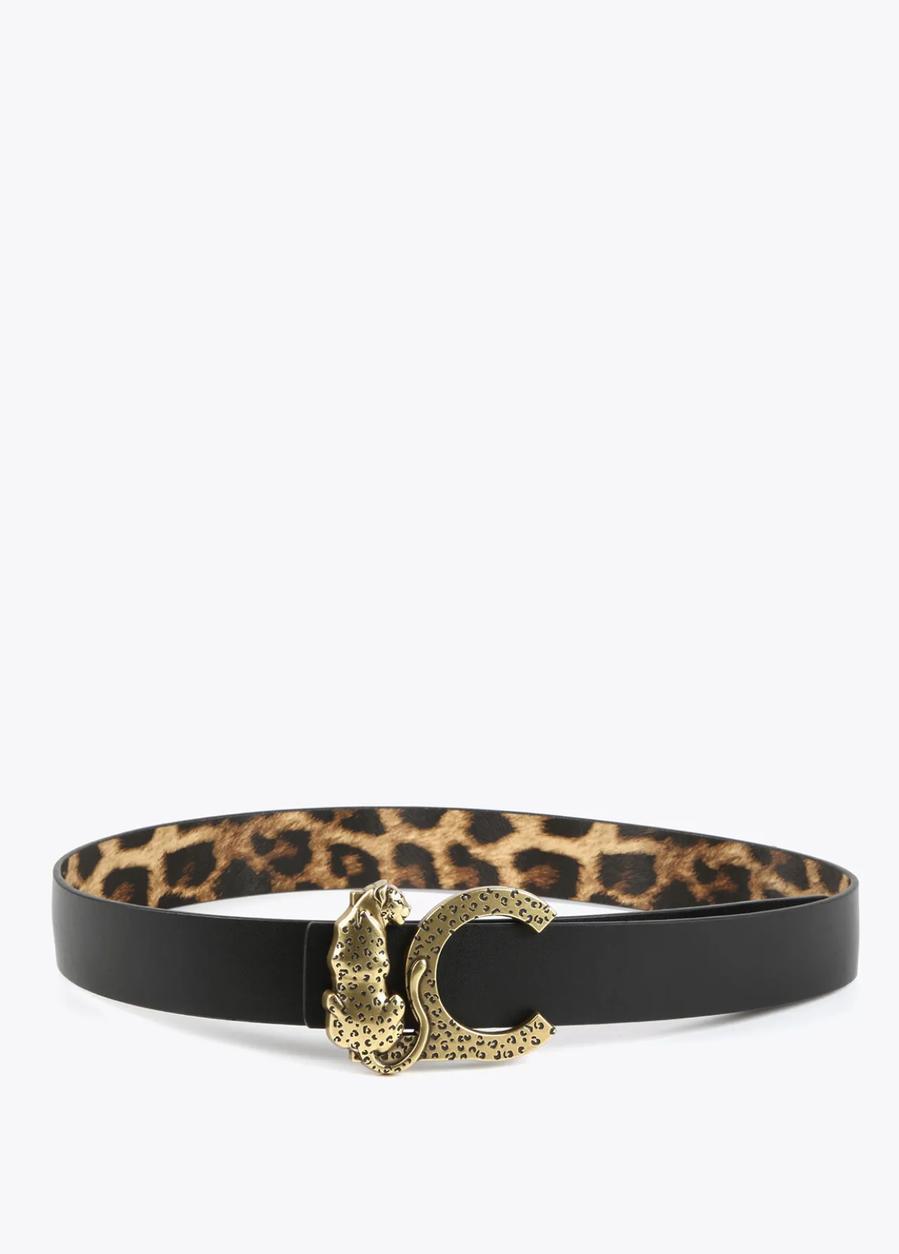 cinturn_reversible_animal_print_3-2.webp Lola Casademunt Animal Print | Cinturones<Cinturón reversible animal print MARRON-NEGRO