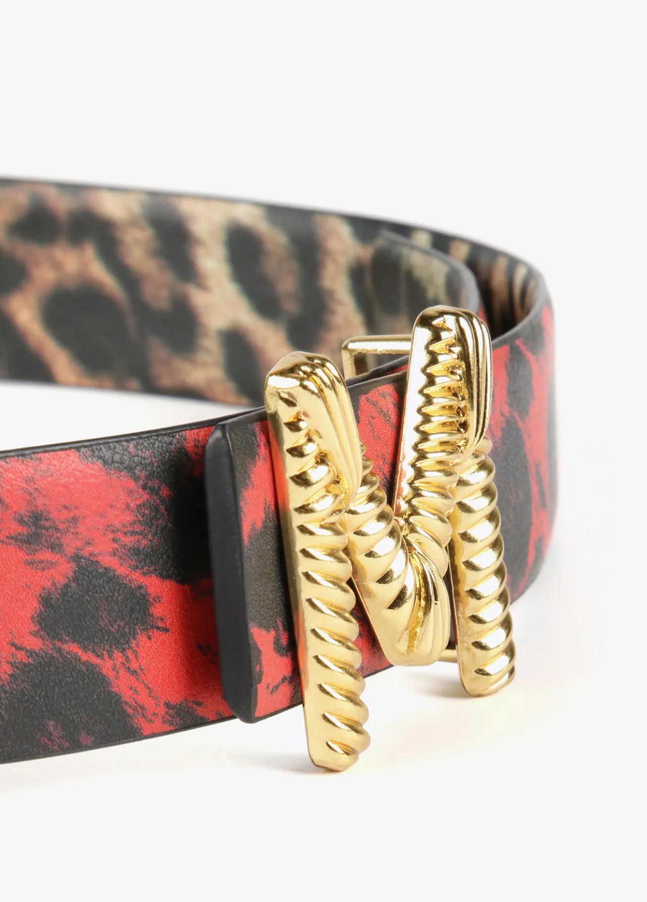 cinturn_reversible_animal_print_5-2.webp Lola Casademunt Animal Print | Cinturones<Cinturón reversible animal print ROJO-CRUDO
