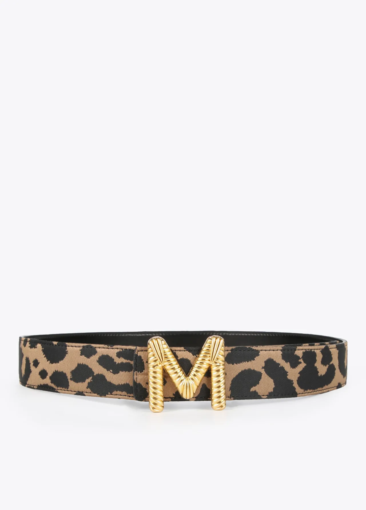 cinturn_reversible_estampado_animal_y_negro_3.webp Lola Casademunt Animal Print | Cinturones<Cinturón reversible estampado animal y negro CRUDO-NEGRO