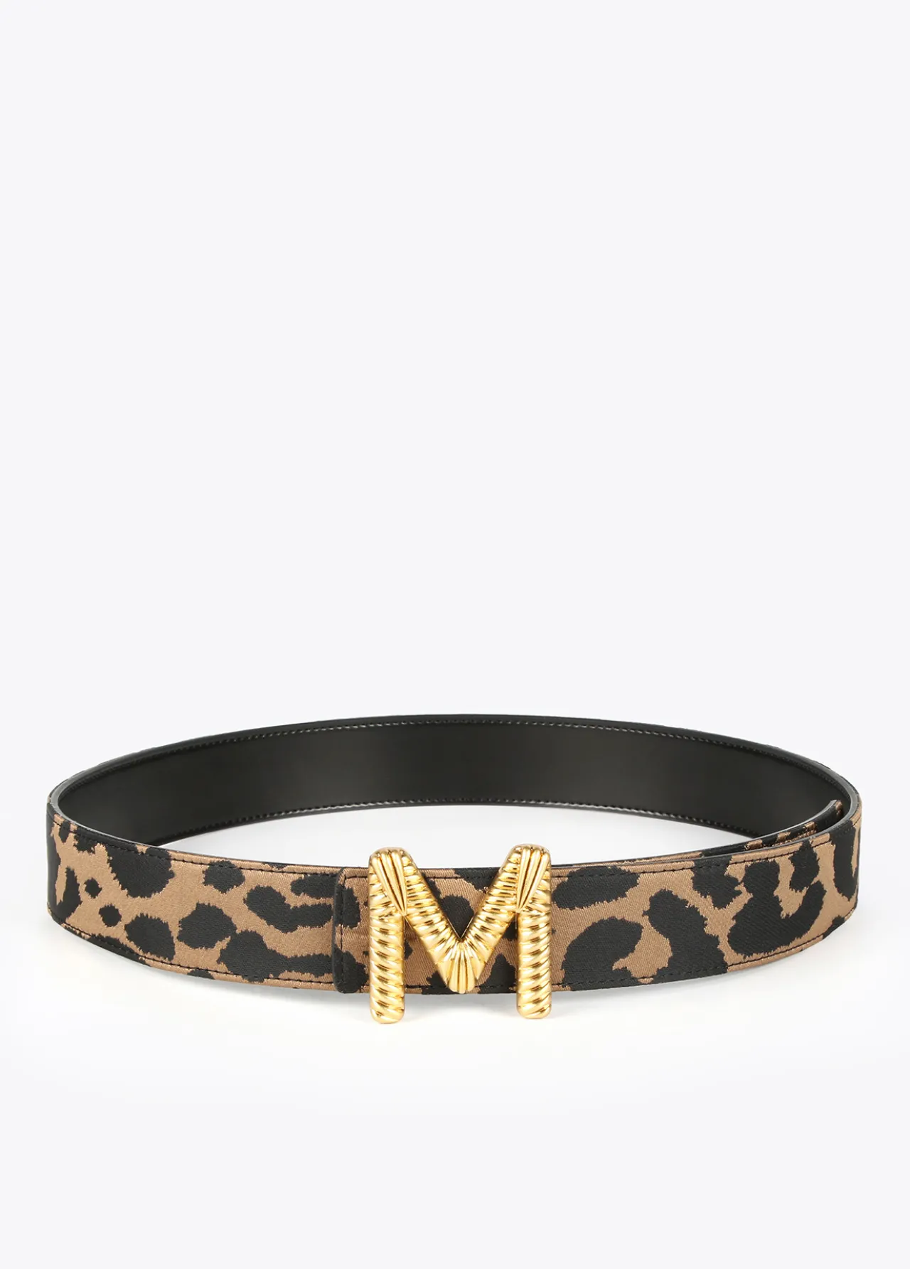 cinturn_reversible_estampado_animal_y_negro_6.webp Lola Casademunt Animal Print | Cinturones<Cinturón reversible estampado animal y negro CRUDO-NEGRO