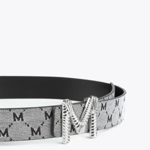 Lola Casademunt Cinturones<Cinturón reversible gris y negro GRIS-NEGRO