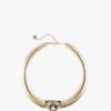 Lola Casademunt Bisuteria<Collar cabeza leopardo DORADO