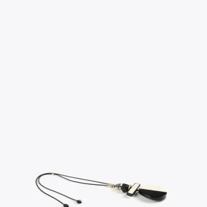 Lola Casademunt Bisuteria<Collar colgante blanco y negro BLANCO-NEGRO