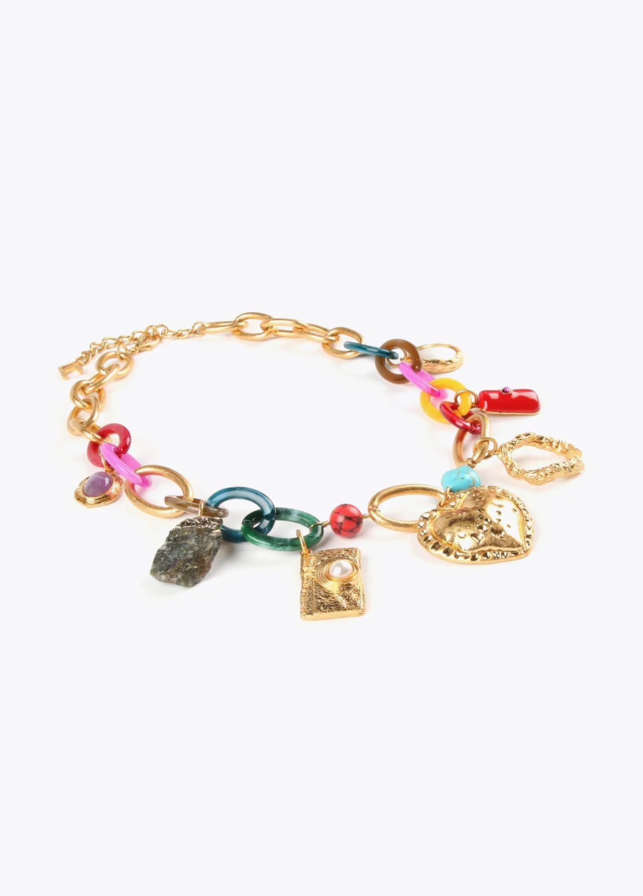 Lola Casademunt Collares<Collar colores y charms METAL-MULTICOLOR