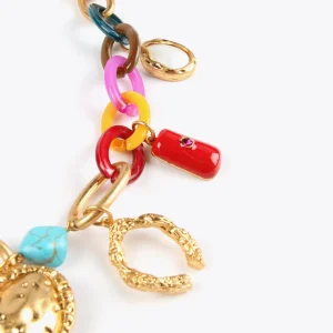 Lola Casademunt Collares<Collar colores y charms METAL-MULTICOLOR