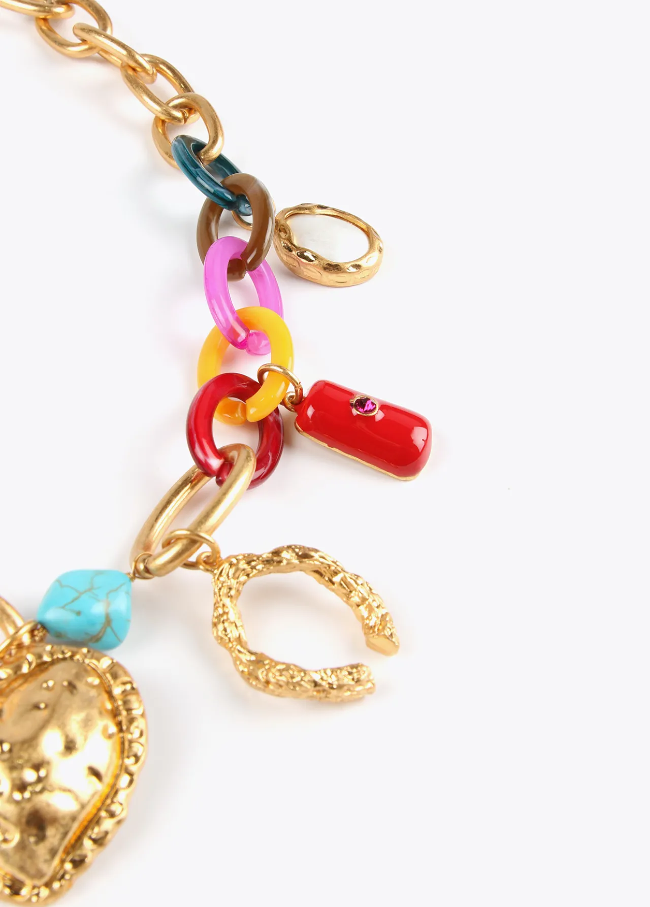 Lola Casademunt Collares<Collar colores y charms METAL-MULTICOLOR