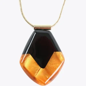 Lola Casademunt Bisuteria<Collar con colgante étnico MARRON