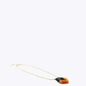 Lola Casademunt Bisuteria<Collar con colgante étnico MARRON